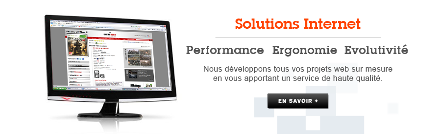 Cr&eacute;ation de sites internet